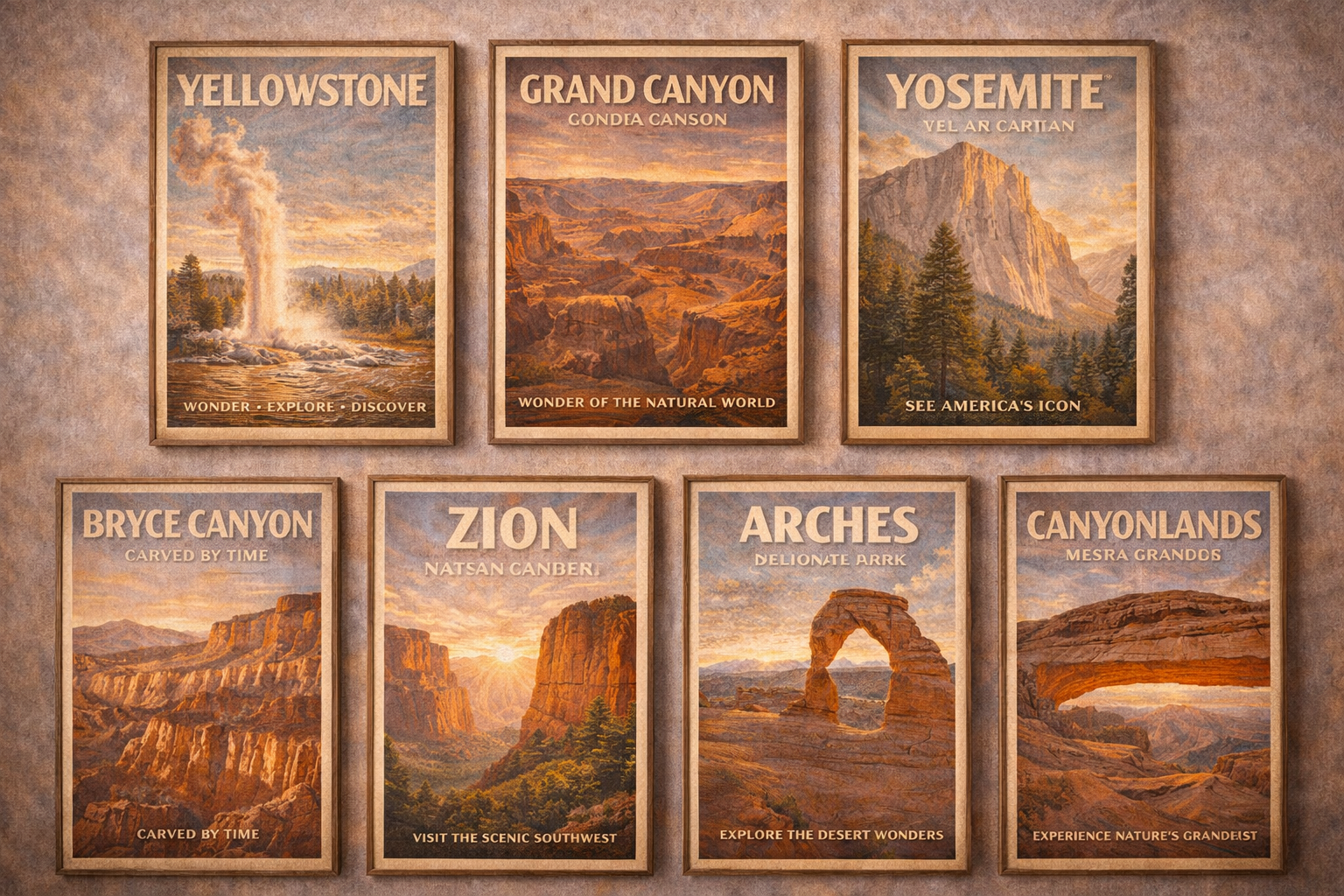 National Park Posters - Digital Downloads Collection