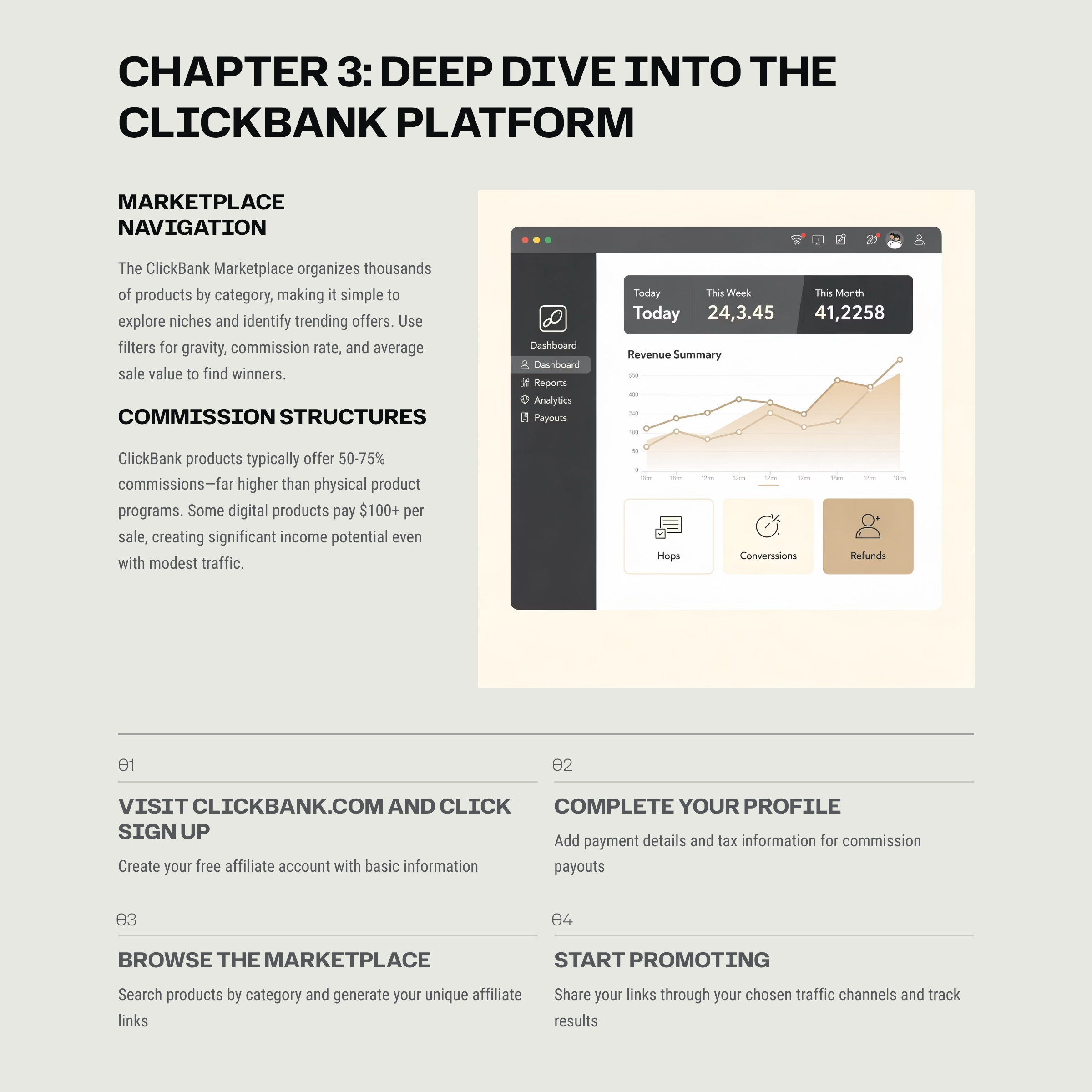 ClickBank Cash Success Secrets | Affiliate Marketing Ebook | Digital Download Guide to Online Income