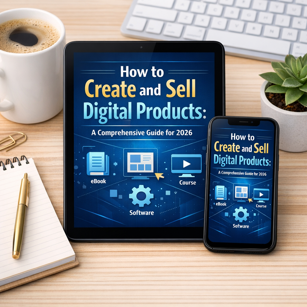 How to Create and Sell Digital Products: The Ultimate 2026 Guide for Passive Income & Online Success